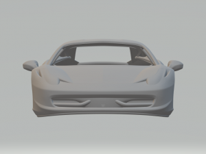 Ferrari 458 Modello di stampa 3D