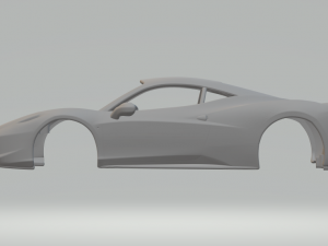 Ferrari 458 Modello di stampa 3D