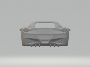 Ferrari 458 Modello di stampa 3D