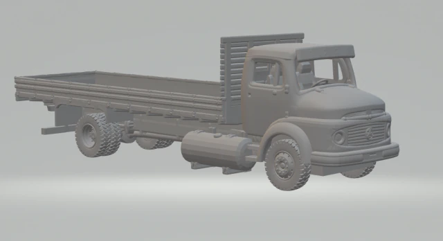 Mercedes 1113 3D Print Model .c4d .max .obj .3ds .fbx .stl .blend 
