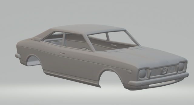 Subaru leone mk1 3D 打印模型 .c4d .max .obj .3ds .fbx .stl .blend