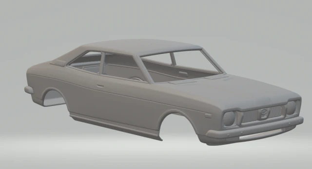 Subaru leone mk1 3D Print Model .c4d .max .obj .3ds .fbx .stl .blend