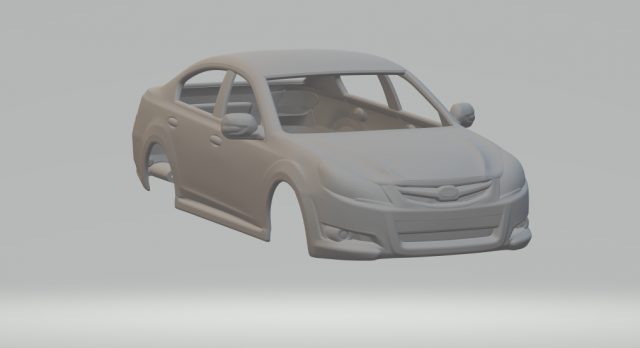 Subaru legacy 3D Принт Модель .c4d .max .obj .3ds .fbx .stl .blend 