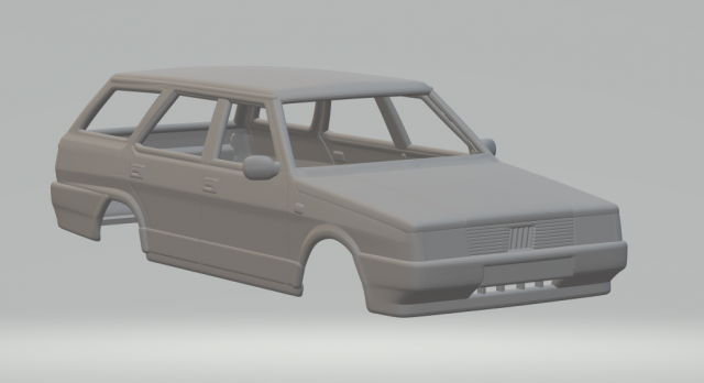 Fiat regata 3D Print Model .c4d .max .obj .3ds .fbx .stl .blend