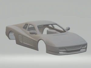 Ferrari 512tr 3D Baskı Modeli