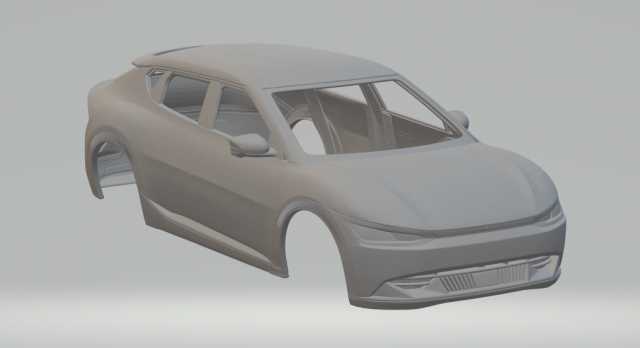 Kia ev 6 3D 打印模型 .c4d .max .obj .3ds .fbx .stl .blend 