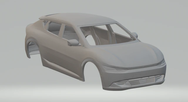 Kia ev 6 3D Print Model .c4d .max .obj .3ds .fbx .stl .blend 