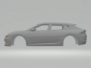 Kia ev 6 3D Print Model