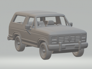 F100Bronco 82 Modelo de impresión 3D