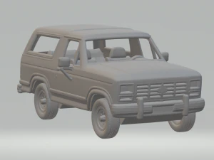 F100Bronco 82 3D Druckmodell