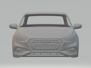 Hyundai accent 3D-printmodel