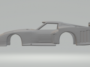 NISSAN 280ZX IMSA GTX 1981 3D प्रिंट मॉडल