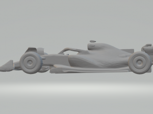 MERCEDES f1 test car 2022 Modèles 3D en vedette