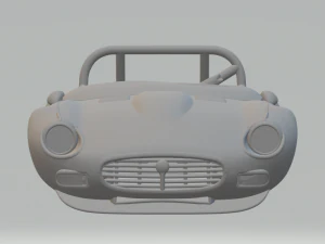 Jaguar E-Type Group 44 Racing Car 3D Print Model