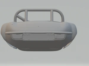 Jaguar E-Type Group 44 Racing Car 3D Print Model