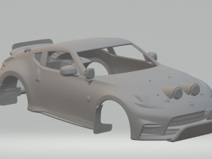 Nissan 370z rally Modello di stampa 3D