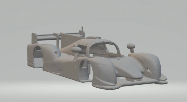 Ginetta g57 lmp3 3D Print Model .c4d .max .obj .3ds .fbx .stl .blend