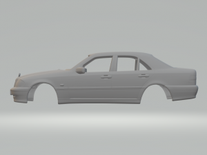 Mercedes benz c w202 3D प्रिंट मॉडल