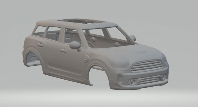 Countryman 3D Baskı Modeli .c4d .max .obj .3ds .fbx .stl .blend 