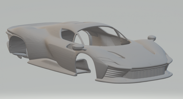 Ferrari Daytona SP3 Modelo de impresión 3D .c4d .max .obj .3ds .fbx .stl .blend 