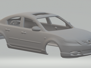 Mazda 3 sedan mk1 Modelo de impresión 3D