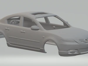 Mazda 3 sedan mk1 3D Print Model