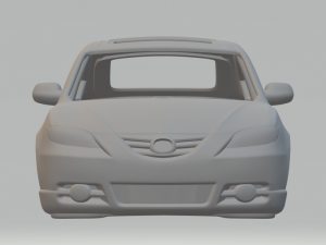 Mazda 3 sedan mk1 Modèles 3D en vedette