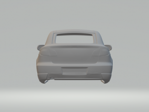 Mazda 3 sedan mk1 Modèles 3D en vedette
