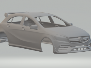 Mercedes benz a45 amg 2017 Modelo de impresión 3D