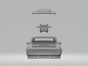 Camaro dragster 3D Print Model