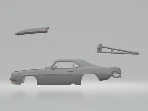Camaro dragster 3D Print Model