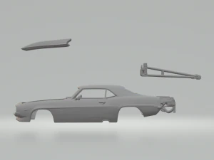 Camaro dragster 3D Print Model