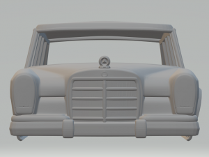 Mercedes bez pullman limousine 3Dプリントモデル
