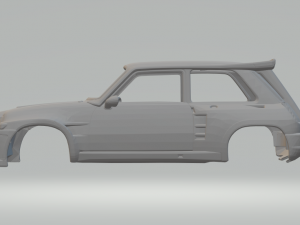 Renault 5 maxi turbo Model do druku 3D
