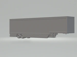 Anh&auml;ngerbox USA niedrig 3D Druckmodell