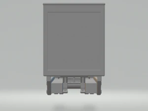 Trailer box usa low 3D Print Model