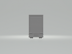 Trailer box usa low Modèles 3D en vedette