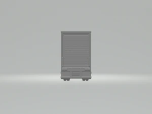 Trailer box usa low 3D Print Model