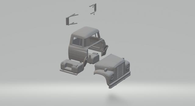 International Lodstar cabin Model Cetak 3D .c4d .max .obj .3ds .fbx .stl .blend 