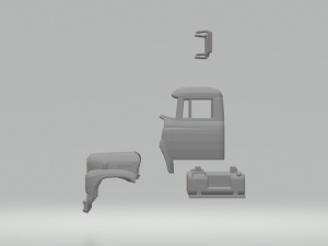 International Lodstar cabin Model Cetak 3D