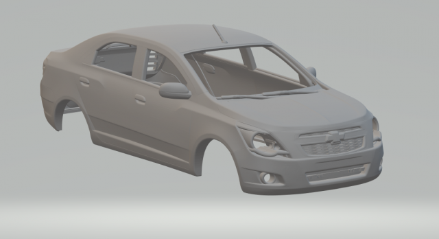 Chevrolet cobalt brazil Modelo de impresión 3D .c4d .max .obj .3ds .fbx .stl .blend 