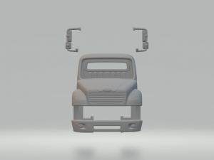 Freightliner Business Class M2 cabin 3D 打印模型