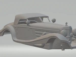メルセデスベンツ 500k スペシャルロードスター 3Dプリントモデル