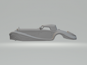 Mercedes benz 500k special roadster Modelo de Impressão 3D