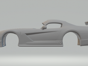 Dodge viper race car Modelo de Impressão 3D