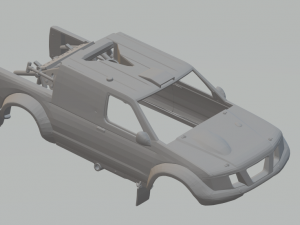 Nissan frontier navara race car 3D प्रिंट मॉडल