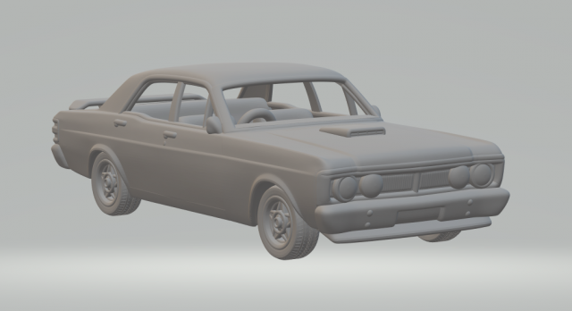 Falcon Mk2f XY kit Modello di stampa 3D .c4d .max .obj .3ds .fbx .stl .blend 