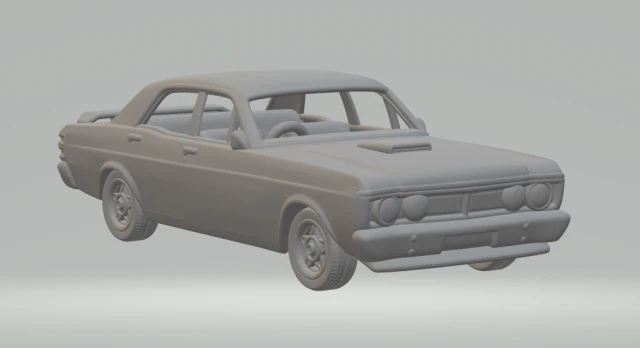 Falcon Mk2f XY kit 3D Print Model .c4d .max .obj .3ds .fbx .stl .blend 