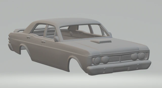 Falcon Mk2f XY 3D Print Model .c4d .max .obj .3ds .fbx .stl .blend 