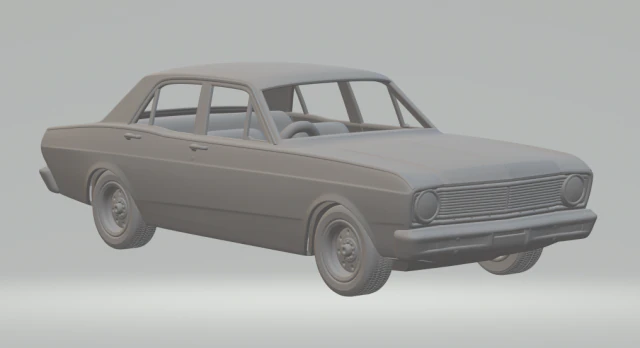 Falcon xt 68 3D Print Model .c4d .max .obj .3ds .fbx .stl .blend 